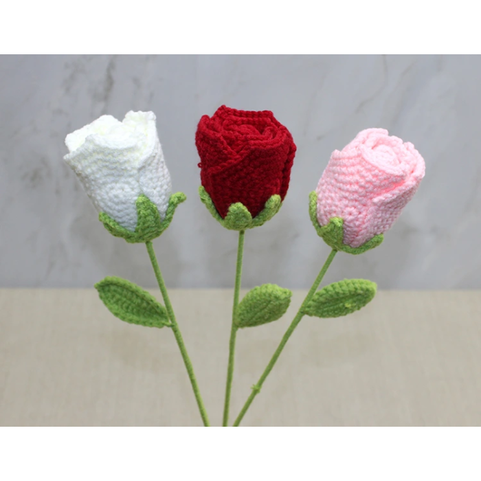 El Örgüsü Tekli Gül Alk4972