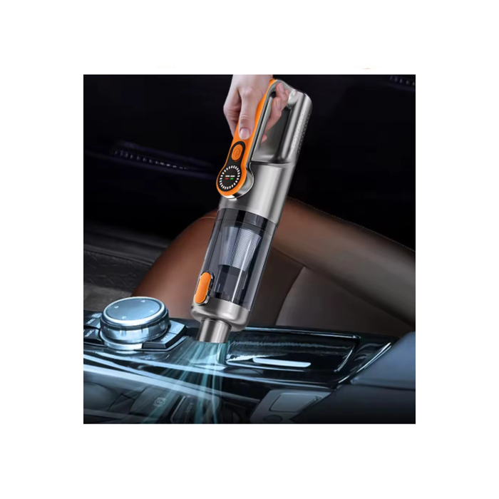 Işıklı Araç Süpürgesi Kablosuz 22.000 Pascal Çekim Gücü Vakum Ve Üfleme 2in1 10başlık Metal Filtreli