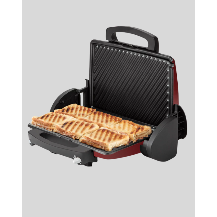 Tost Makinesi Geniş Kapasiteli Çıkarılabilir Plaka Üç Kademeli Isı Ayarlı