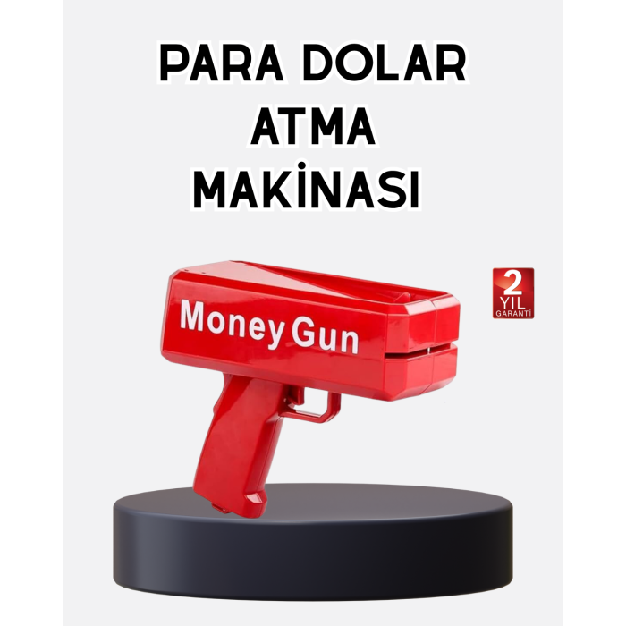 ABS Malzemeli Para Saçma Tabancası Etkinlik ve Parti Kullanımına Uygun