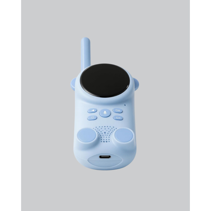 Çocuk ve Bebek Telsizi – 22 Kanal, VOX Modu, USB Şarjlı, Renkli Ekran