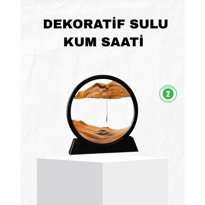 Dekoratif Kum Saati – Şık Masa Üstü Aksesuar, Dayanıklı Malzeme, Modern ve Klasik Tasarım