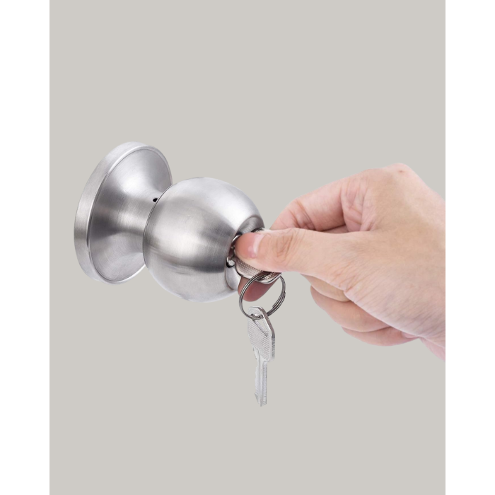 Estetik Güvenli Topuzlu Kapı Kilidi