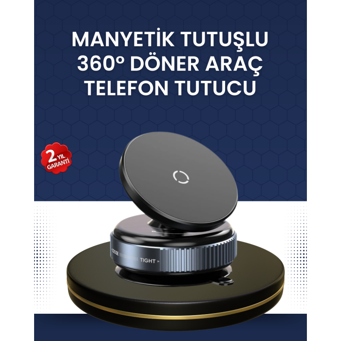 16 Mıknatıslı Araç Telefon Tutucu Kaymaz ve Güvenli