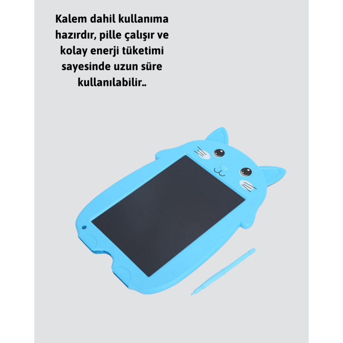 Çocuklar İçin LCD Yazı Tableti | Kilitli ve Göz Yormayan Ekran