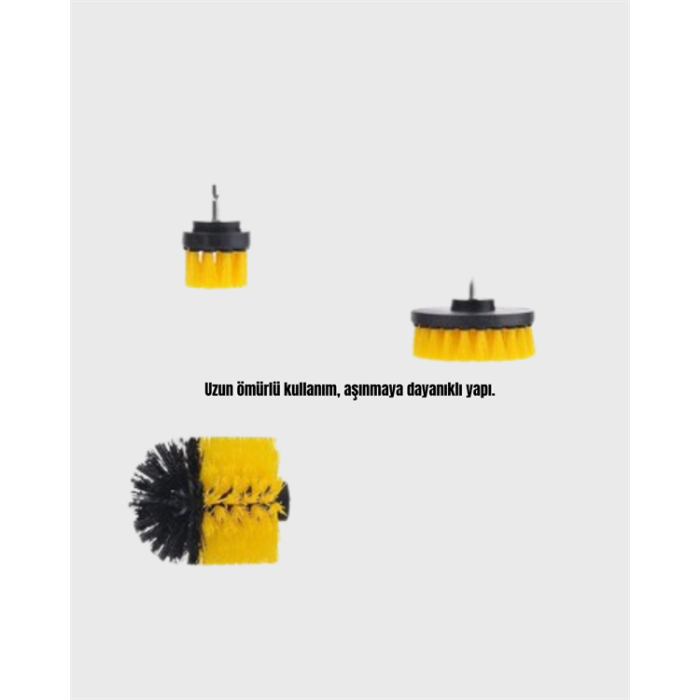 Yağ, Kir ve Pas Temizliği İçin Güçlü Naylon Kıllı Temizlik Fırçası