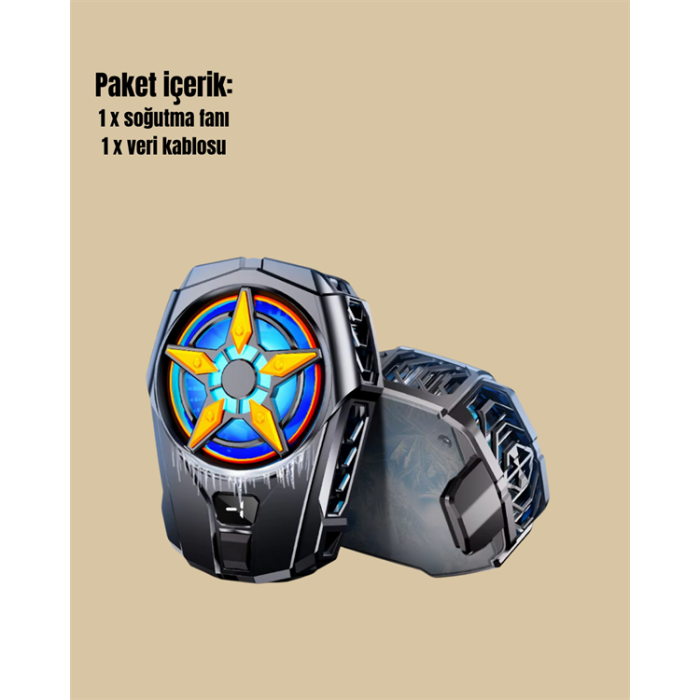 Yarı İletken Soğutmalı Mobil Fan – Akıllı Telefonlar İçin Soğutucu