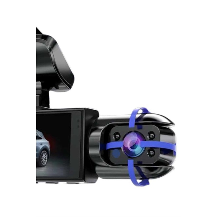 Araç İçi Full Hd Kamera Ön ve Arka Kameralı Ekranlı Araç Kamerası