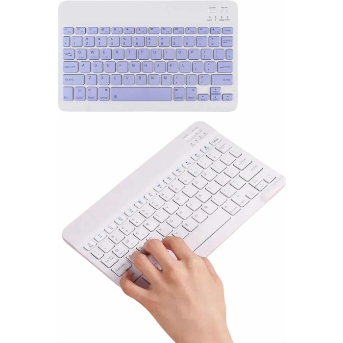 Q Klavye Türkçe Bluetooth Klavye Tüm Cihazlara Uyumlu Kablosuz