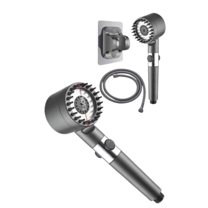 Yeni Nesil Duş Başlığı Paslanmaz Çelik Masaj Etkili Ergonomik Tasarım Su Basınçlı