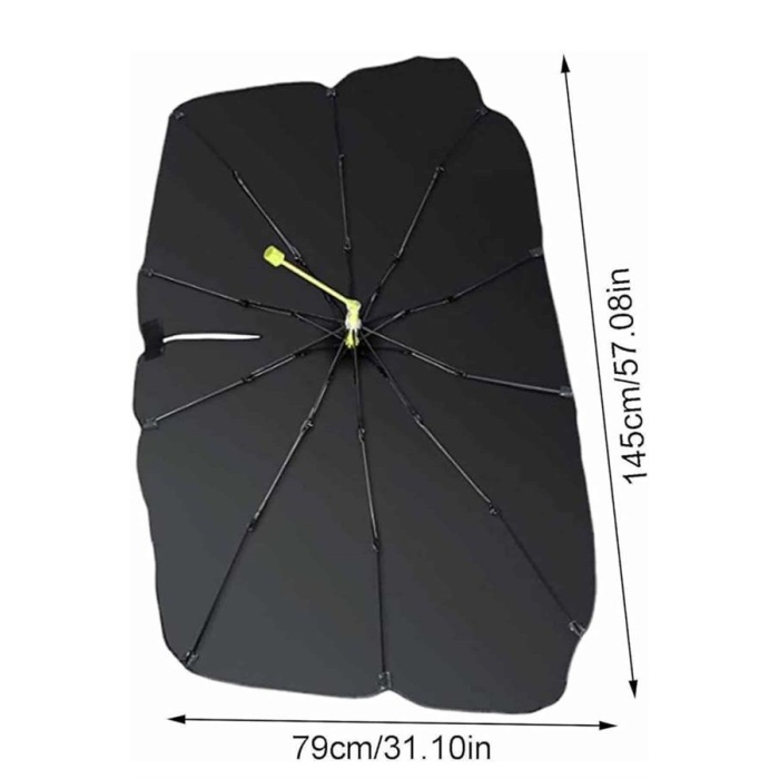 Taşınabilir Oto Cam Güneşliği Katlanabilir Tüm Araçlara Uyumlu Güneş Gölge Koruyucu