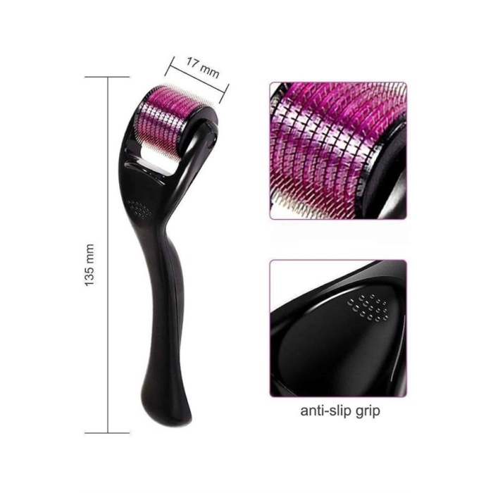 540 Iğneli Derma Roller 1Mm Titanyum Uçlu Saç Kaş Serum Kullanımına Uygun