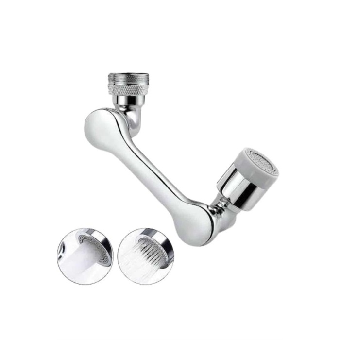 Mutfak Musluk Başlığı 1080 Derece Dönebilir Oynar Başlıklı Musluk Aparatı