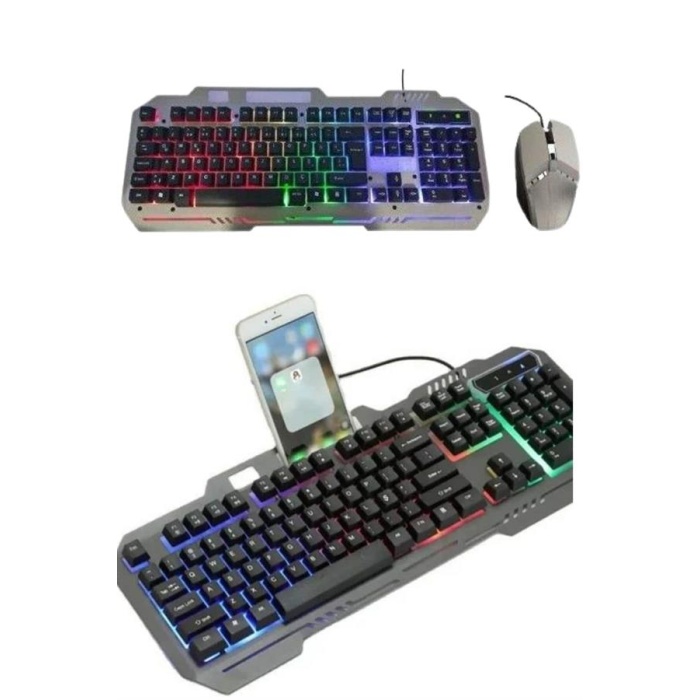 Gaming Oyuncu Klavyesi Led Aydınlatmalı Mekanik Hisli