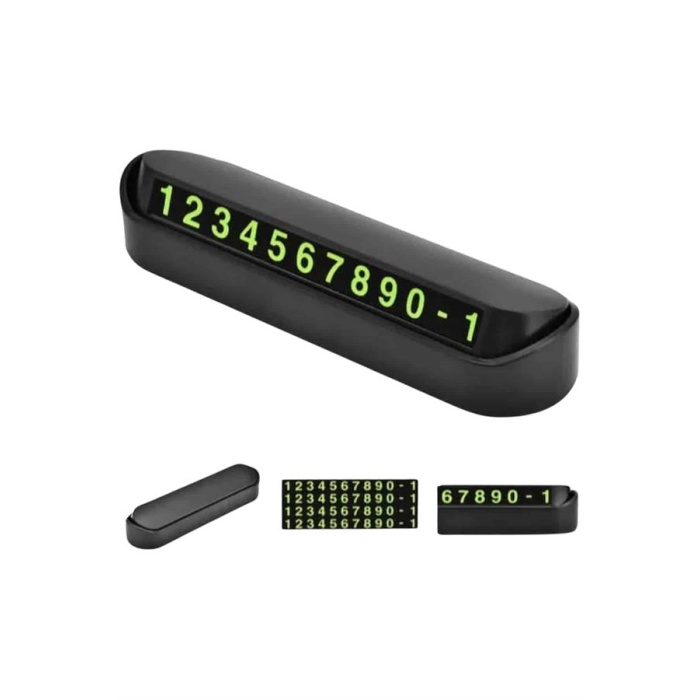 Tüm Araçlara Uyumlu Araç Içi Park Numaratör Oto Araç Numaratör