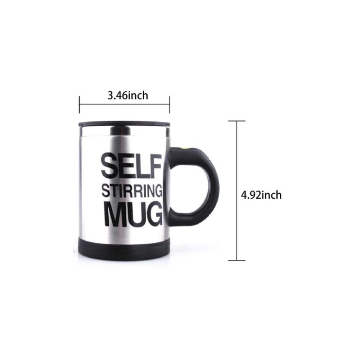 Sıcak Tutan Termos Bardak Kendi Kendini Karıştıran Mikser Kupa