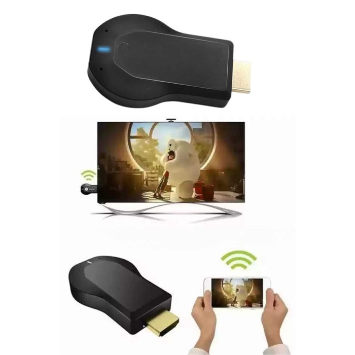 Kablosuz HDMI Wifi Görüntü Aktarıcı Tüm Cihazlara Uyumlu