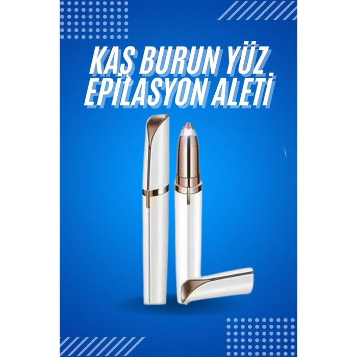 Yüz Epilatör Kıl Kaş Bıyık Tüy Alma Aleti Kaş Bıyık Alma Epilatörü