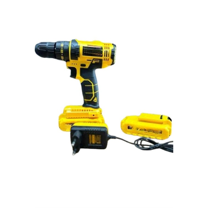 Matkap Seti 24 Parça Çift Bataryalı Darbeli Led Işıklı Vidalama