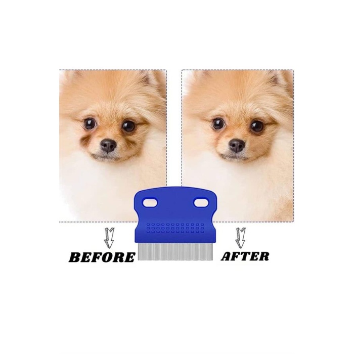 Kedi Köpek Tüy Bit Pire Toplayıcı Toplama Temizleme Tarağı Tarak Seti 4lü Set