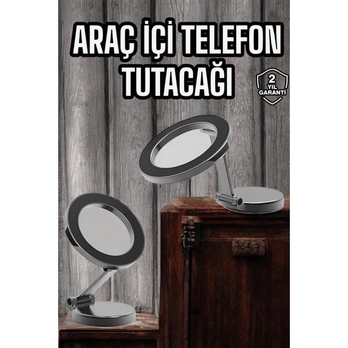 Yeni Nesil Araç İçi Mıknatıslı Telefon Tutacağı Tüm Telefonlara Uyumlu