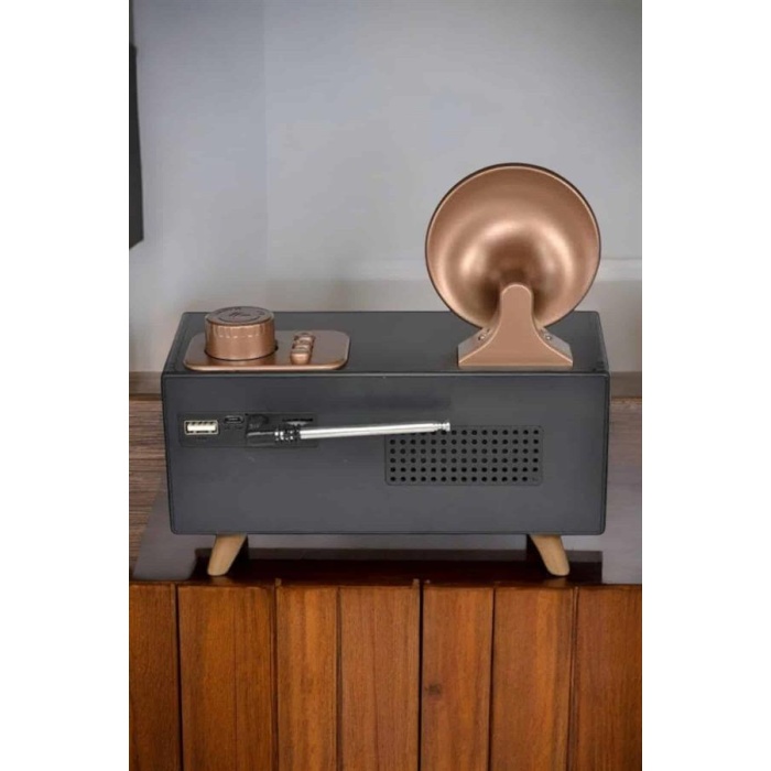 Nostaljik Görünümlü Bluetooth Bağlantılı Speaker