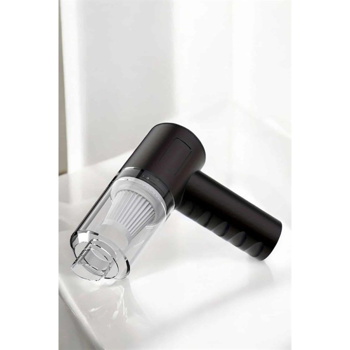 Üflemeli Güçlü Vakumlu Ev Ofis Araç Süpürgesi El Süpürgesi Şarjlı