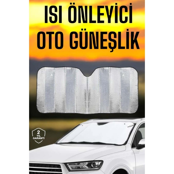 Oto Güneşlik Isı Önleyici Tüm Araçlara Uyumlu UV Işınlarına Karşı