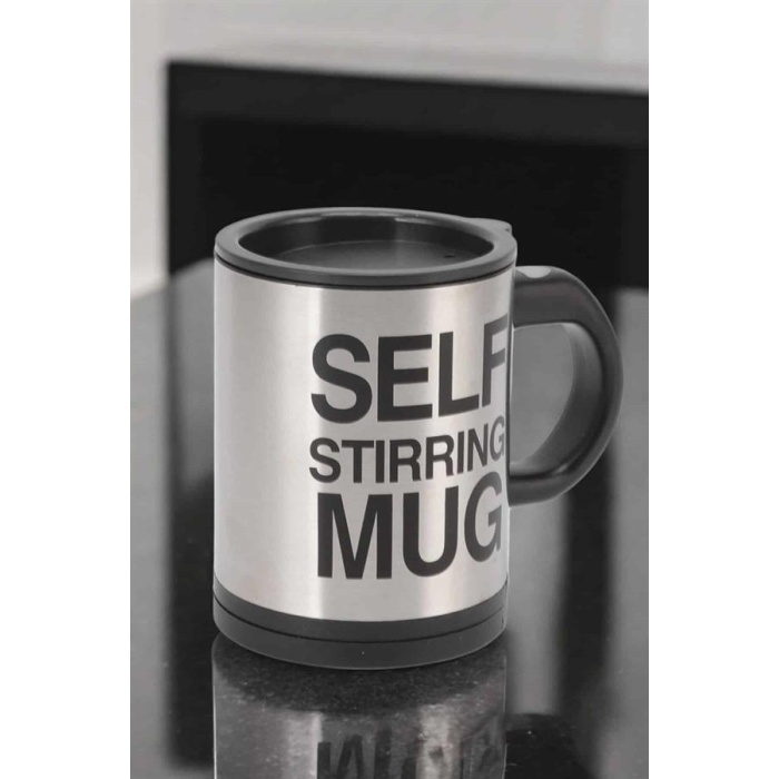 Yazılı Mug Kupa Karıştırıcı Özelliği Ve Paslanmaz Çelik