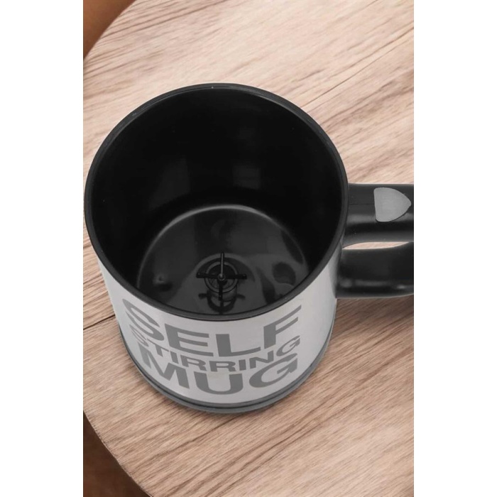 Yazılı Mug Kupa Karıştırıcı Özelliği Ve Paslanmaz Çelik