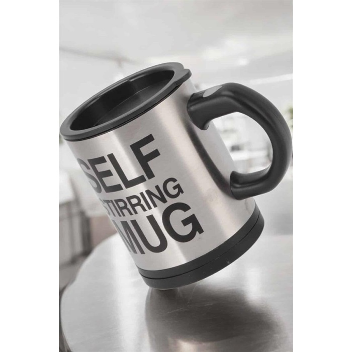 Mikser Kupa Yazılı Mug Bardak Karıştırma Özelliği