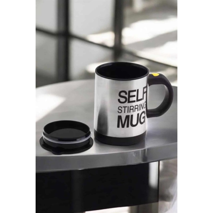 Yazılı Kupa Kendi Kendini Karıştıran Mikser Kupa Termos Bardak