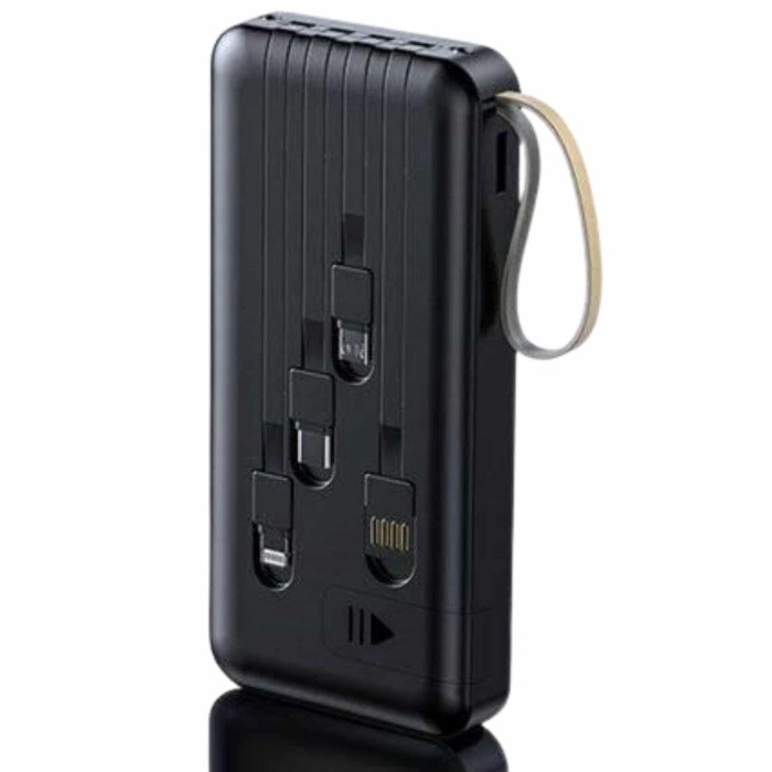 4 Çıkışlı 20.000 Mah Powerbank Uzun Pil Ömürlü Taşınabilir