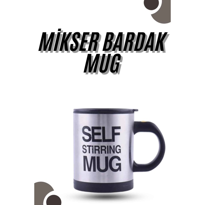 Karıştırıcı Özellikli Mikser Kupa Bardak Kompakt Taşınabilir Mug