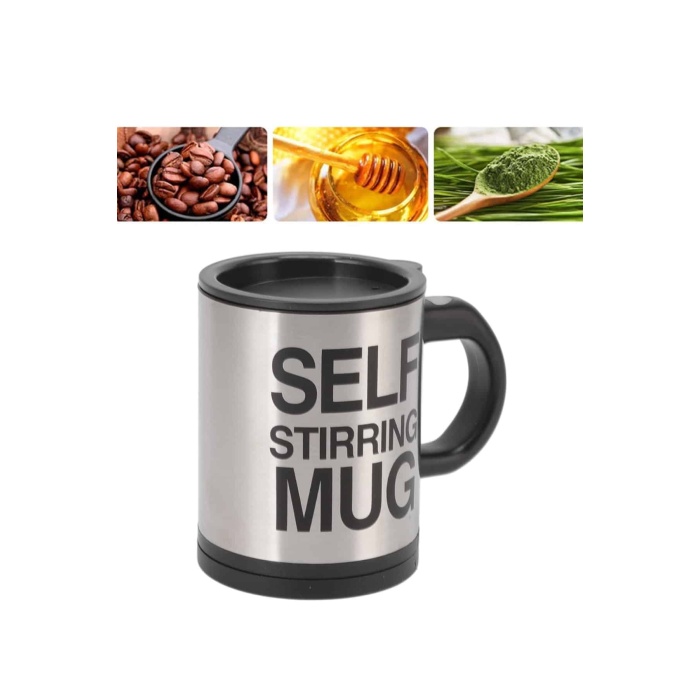 Sıcak Tutan Termos Bardak Kendi Kendini Karıştıran Mikser Kupa