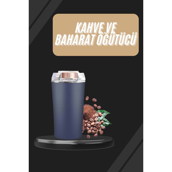 Dayanıklı Paslanmaz Çelik Kolay Kullanım Kahve Ve Baharat Öğütücü