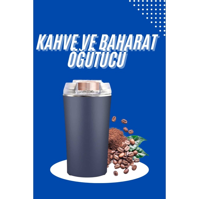Yeni Nesil Kahve ve Baharat Öğütücü Paslanmaz Çelik Kahve Değirmeni