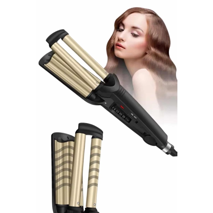 Profesyonel Seramik Kaplama Saç Şekillendirici Wag Maşa Isı Ayarlı