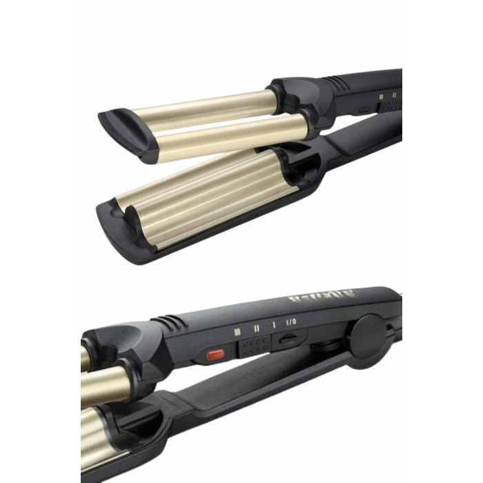 İkili Wag Maşa Saç Şekillendirici Seramik Kaplama Isı Ayarlı