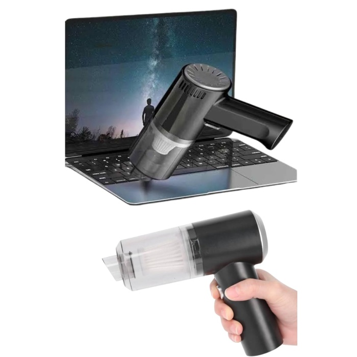 Yeni Nesil Mini Vakumlu Araç Süpürgesi El Süpürgesi Şarjlı