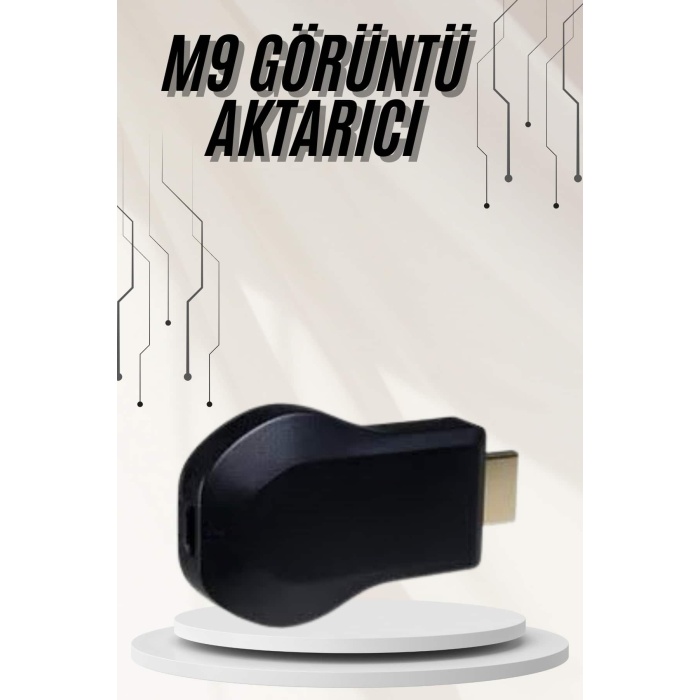 Kablosuz Hdmı Ses Ve Görüntü Aktarıcı Kolay Taşınabilir Yüksek Çözünürlüklü