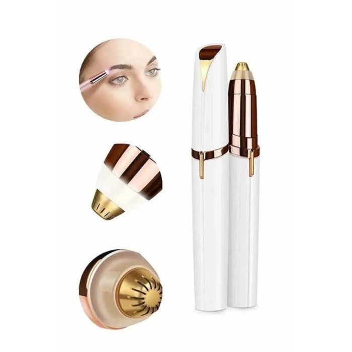 Unısex Şarjlı Kaş Bıyık Alma Epilatörü Hassas Ciltlere Özel Acısız