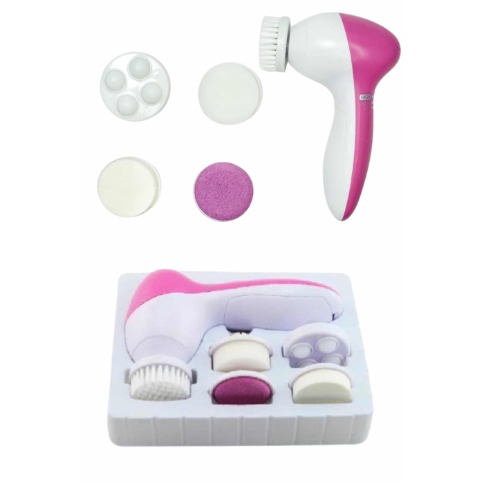 5 Başlıklı Cilt Temizleme Cihazı Ultra Kaliteli Yumuşak Kırşıklık Karşıtı