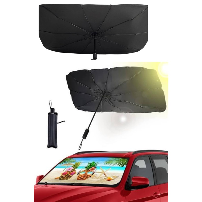 Tüm Araçlar İçin Şemsiye Güneşlik Ön Cama Uygun Özel Kaplama