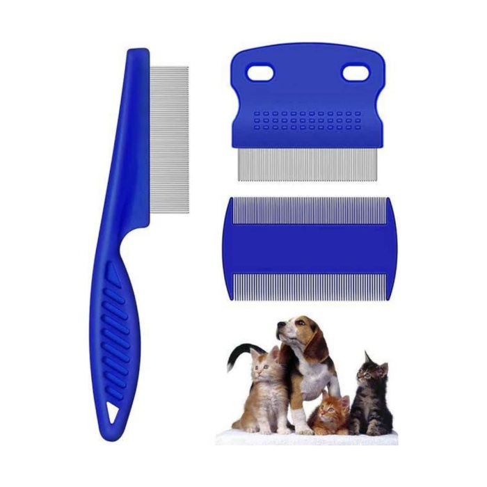 Evcil Hayvan Tarak Seti 4lü Bit Tarağı Ked Köpek Tüyüne Uygun