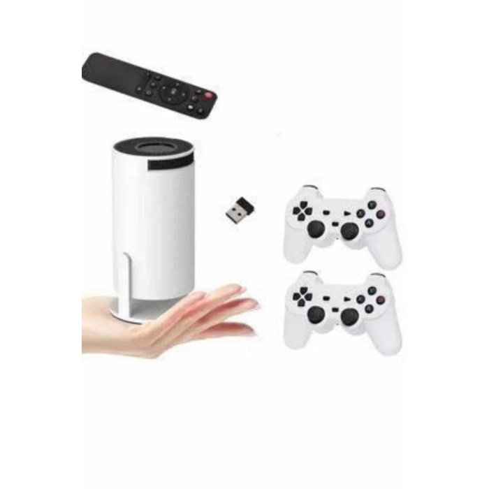 Taşınabilir Android Projeksiyon Ayaklı Çift Kollu 4K Çözünürlüklü Sinema Projeksiyonu