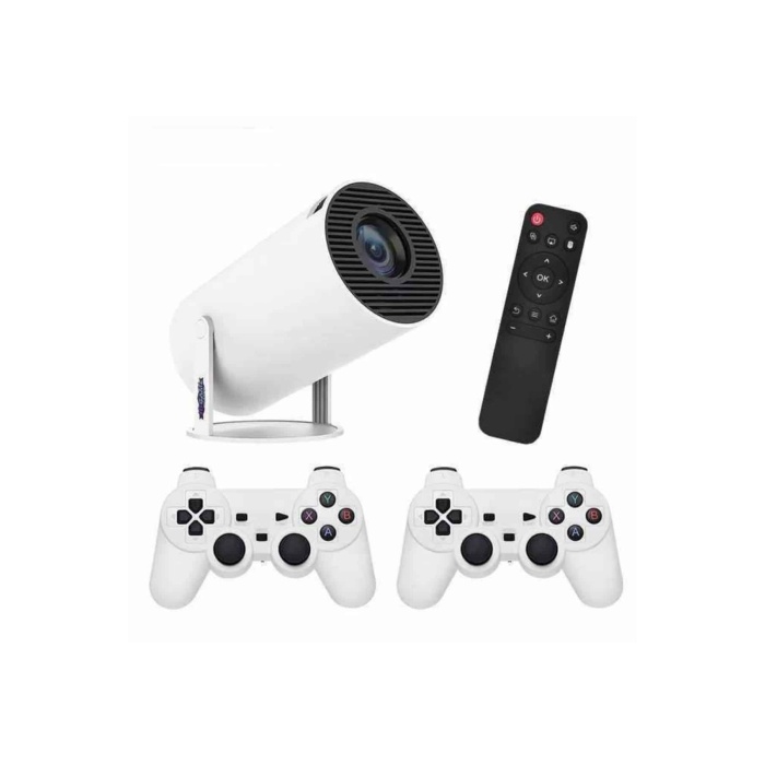 Ayaklı Oyun Projeksiyonu Çift Kollu Taşınabilir Sinema Projektörü