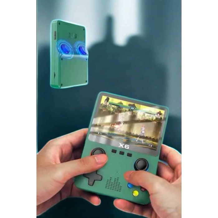 Çocuklara Özel 666 Oyunlu X6 Atari Video İzleme ve Müzik Dinleme