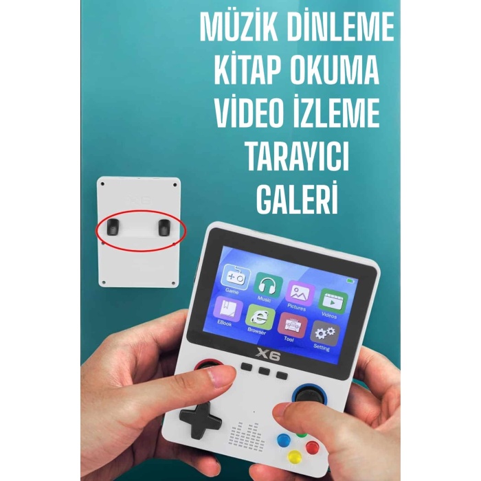 Şarjlı El Atarisi 3.5 İnç Ekran Kitap Okuma, Müzik Dinleme Ve Video İzleme