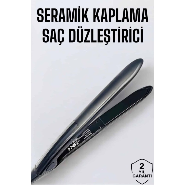 Saç Düzleştirici Led Ekranlı Isı Ayarlı Seramik Kaplama Profesyonel
